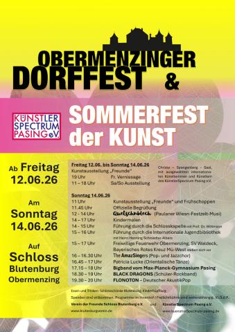 Dorffest und Sommerfest der Kunst _Plakat-2026