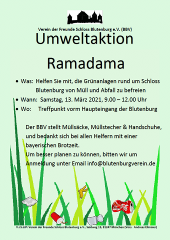 Flyer/Plakat Frühjahrs-Ramadama 2021
