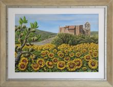 Sonnenbumen in der Toscana - Franz Sokele